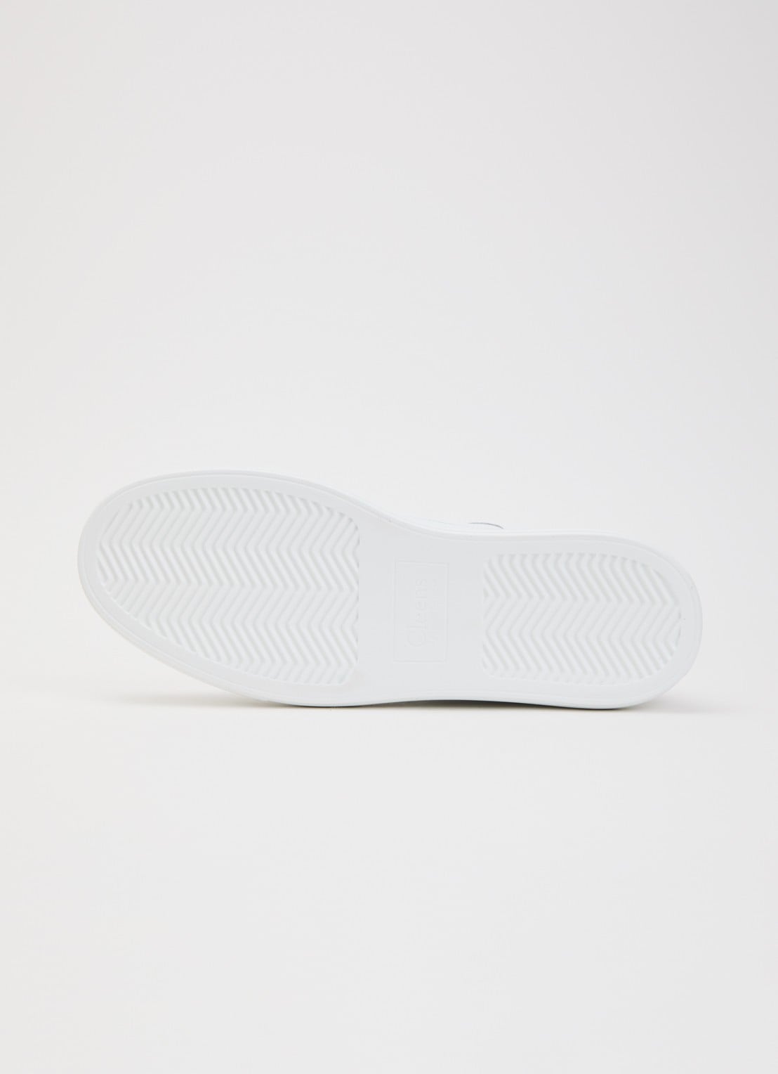 Cleens Sneaker van leer met suède details - detail 5 wit