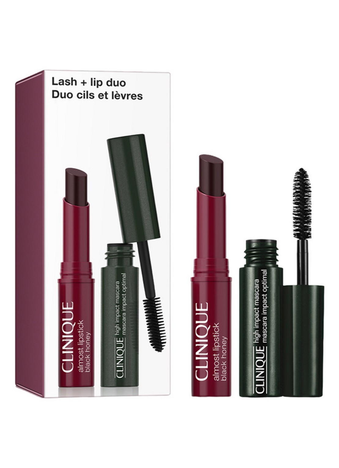 Clinique Almost Lipstick - Lippen- & wimperset - voorkant 6 undefined