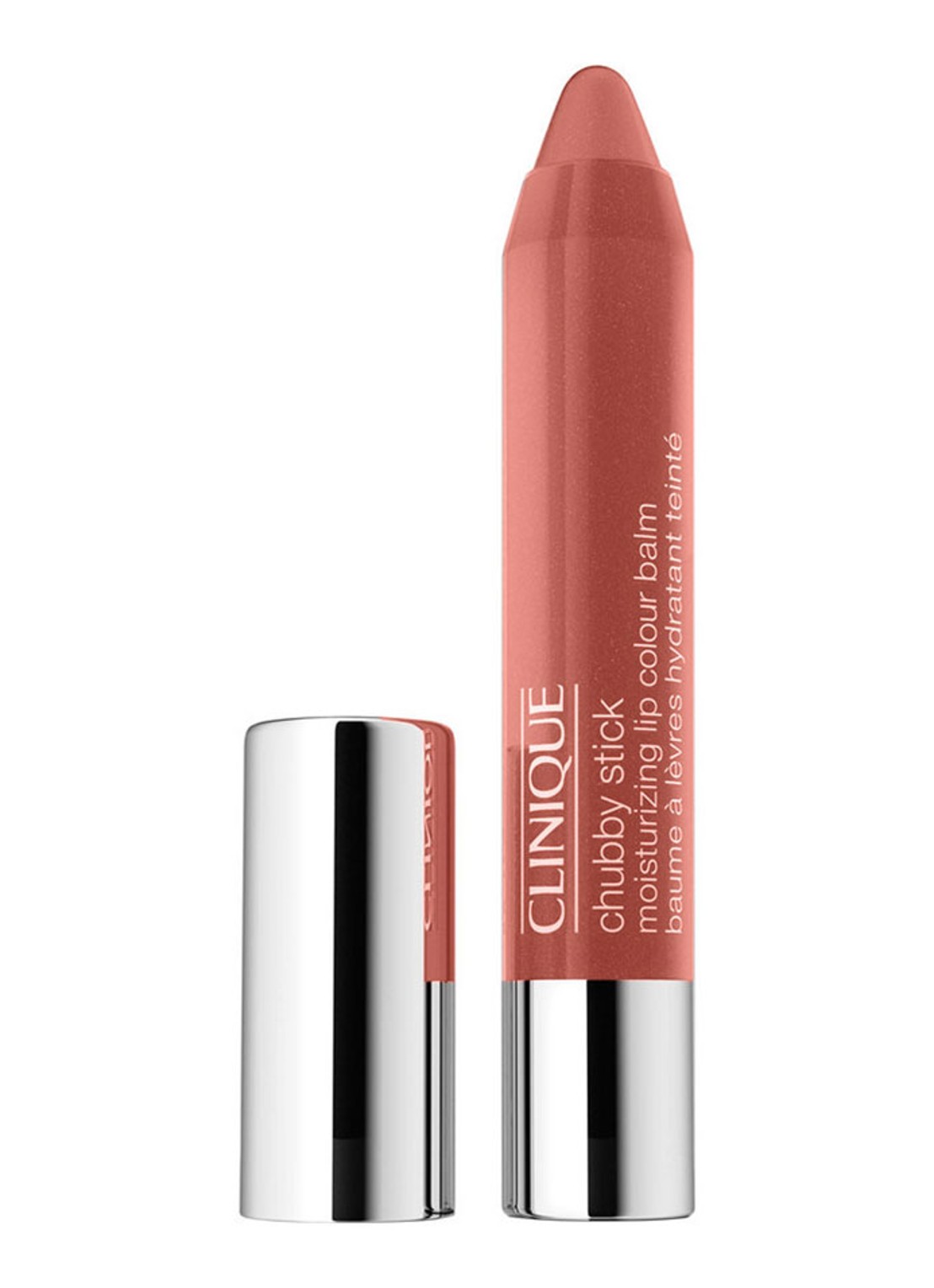 Clinique Chubby Stick Moisturizing Lip Colour Balm - getinte lipbalsem - voorkant 2 mighty mimosa