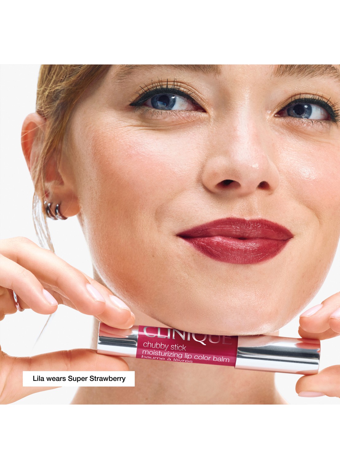 Clinique Chubby Stick™ Moisturizing Lip Color Balm - lipbalsem - detail 3 07 super strawberry
