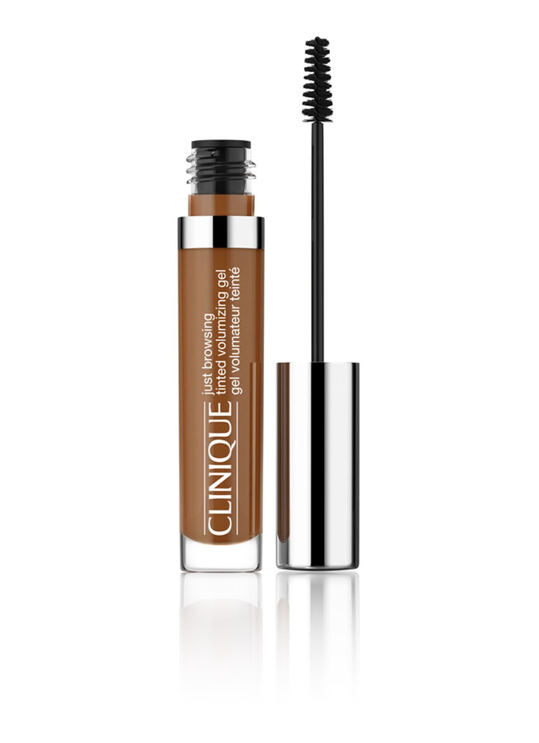 Clinique Just Browsing™Tinted Volumizing Gel - wenkbrauwgel - voorkant auburn