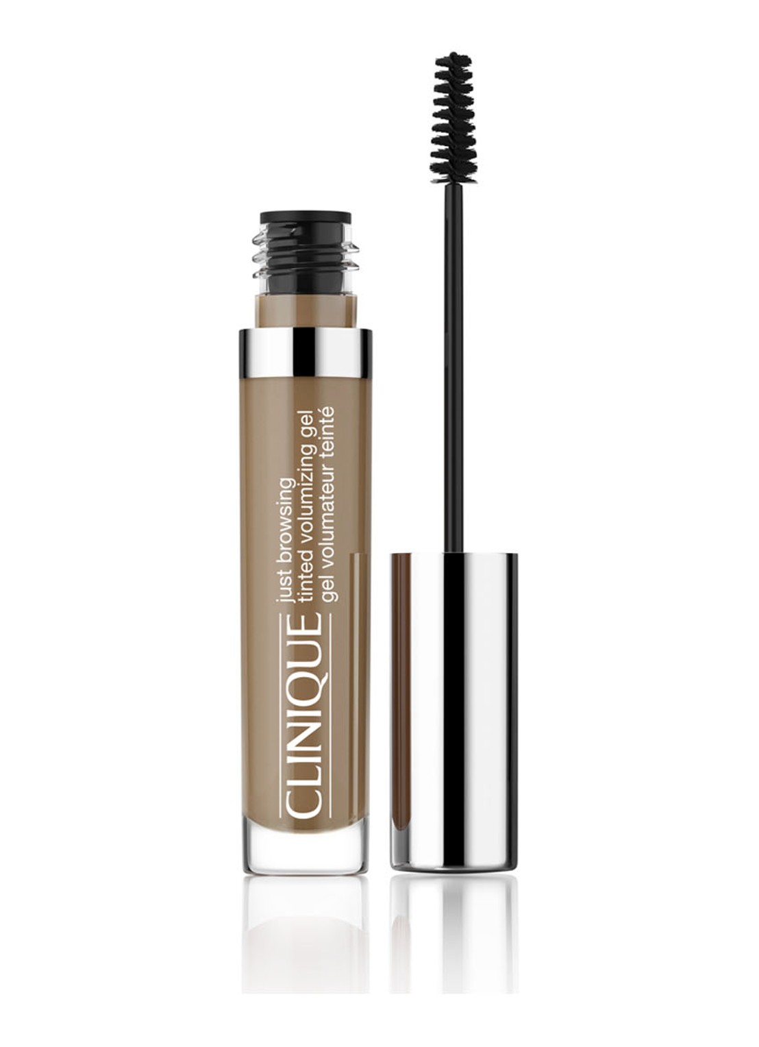 Clinique Just Browsing™Tinted Volumizing Gel - wenkbrauwgel - voorkant sandy blonde