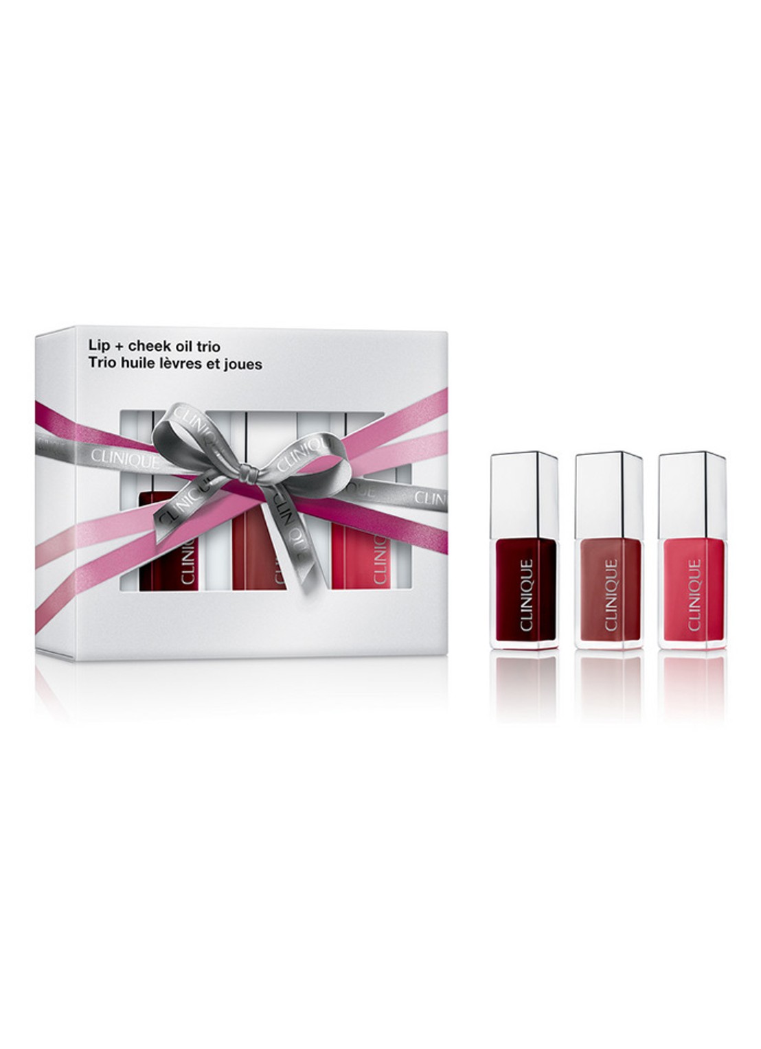 Clinique Pop Lip + Cheek Oil Trio - make-up set - voorkant undefined