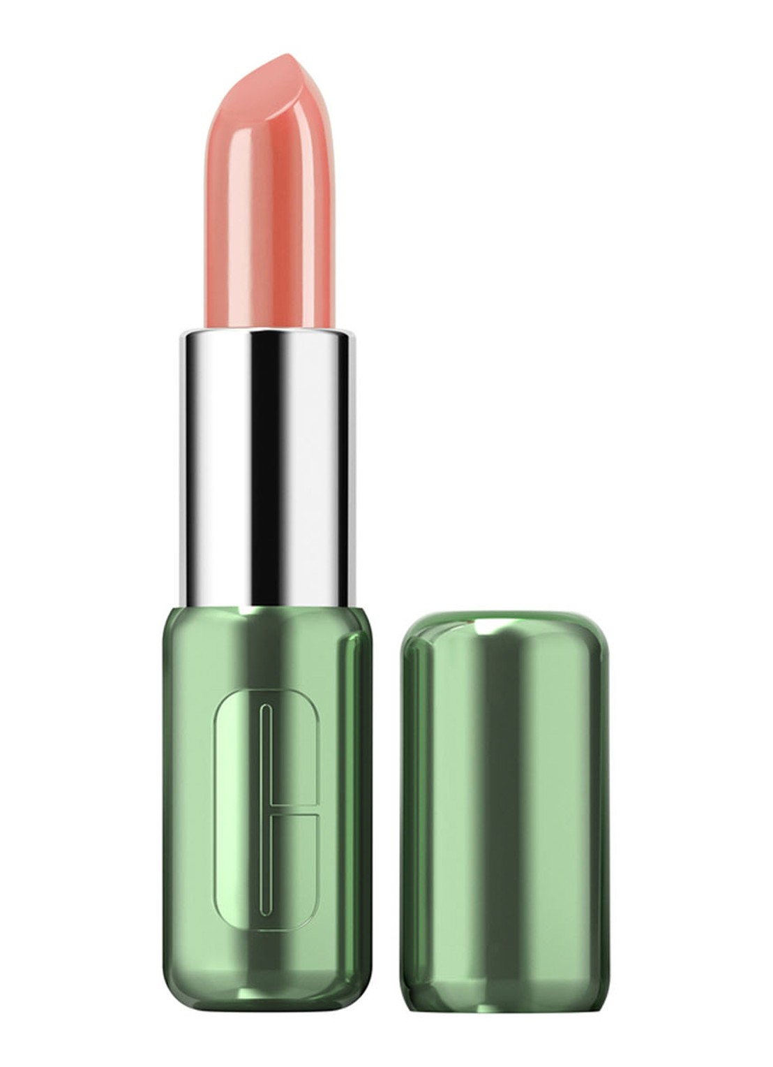 Clinique Pop™ Longwear Lipstick Shine - lipstick - voorkant 6 01 nude pop
