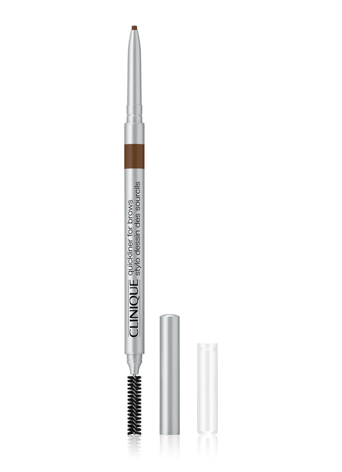 Clinique Quickliner For Brows - wenkbrauwpotlood - voorkant 04 deep brown