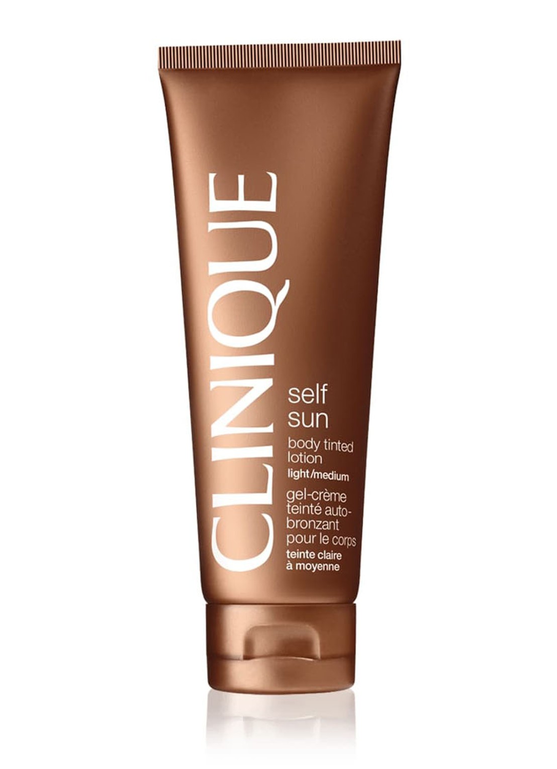 Clinique Self Sun Body Tinted Lotion - zelfbruiner - voorkant light/medium