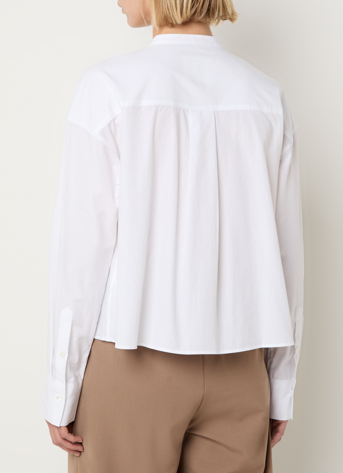 CLOSED Blouse met ronde hals - achterkant 3 wit