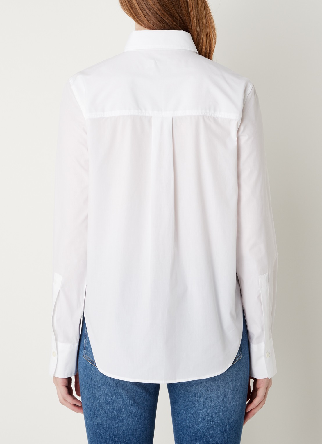 CLOSED Blouse van  katoen  - achterkant 4 wit