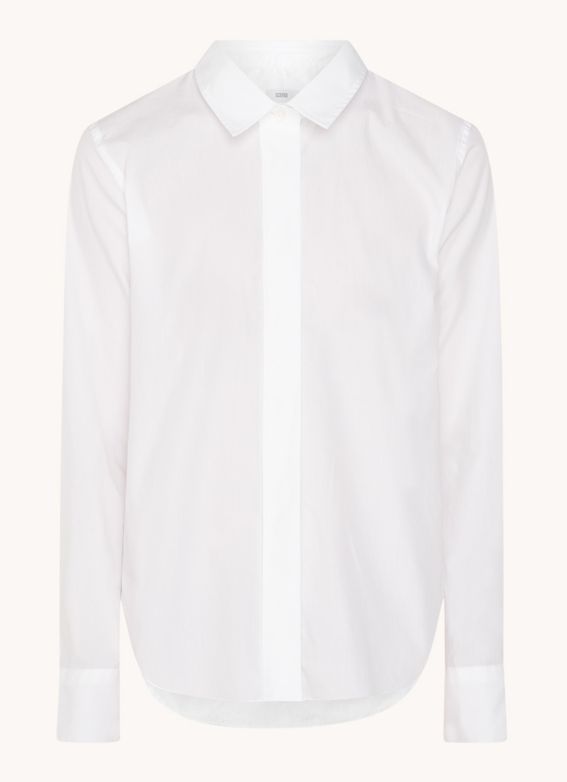 CLOSED Blouse van  katoen  - voorkant wit