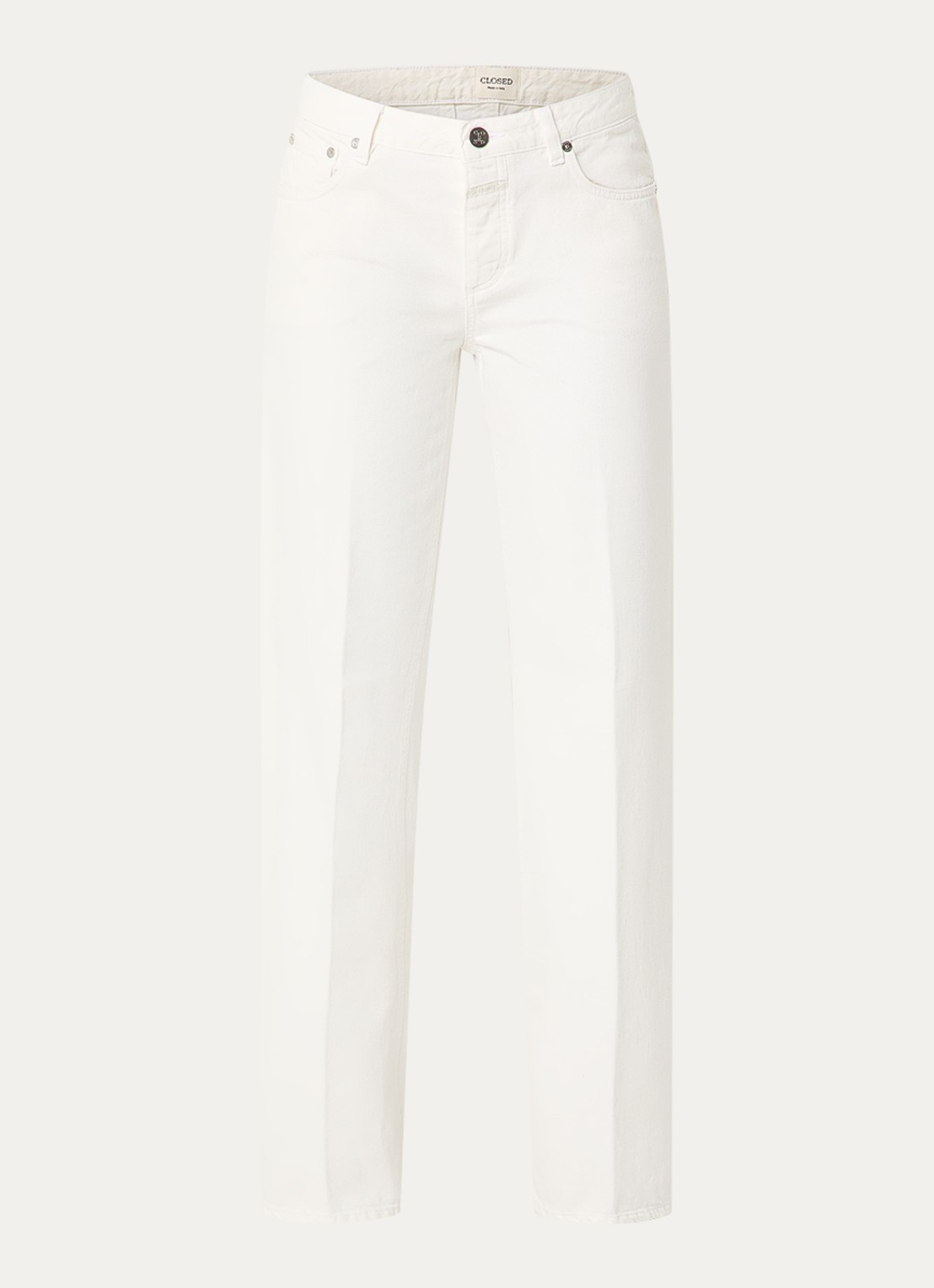 CLOSED Gillan high waist loose fit jeans met gekleurde wassing - voorkant 4 creme