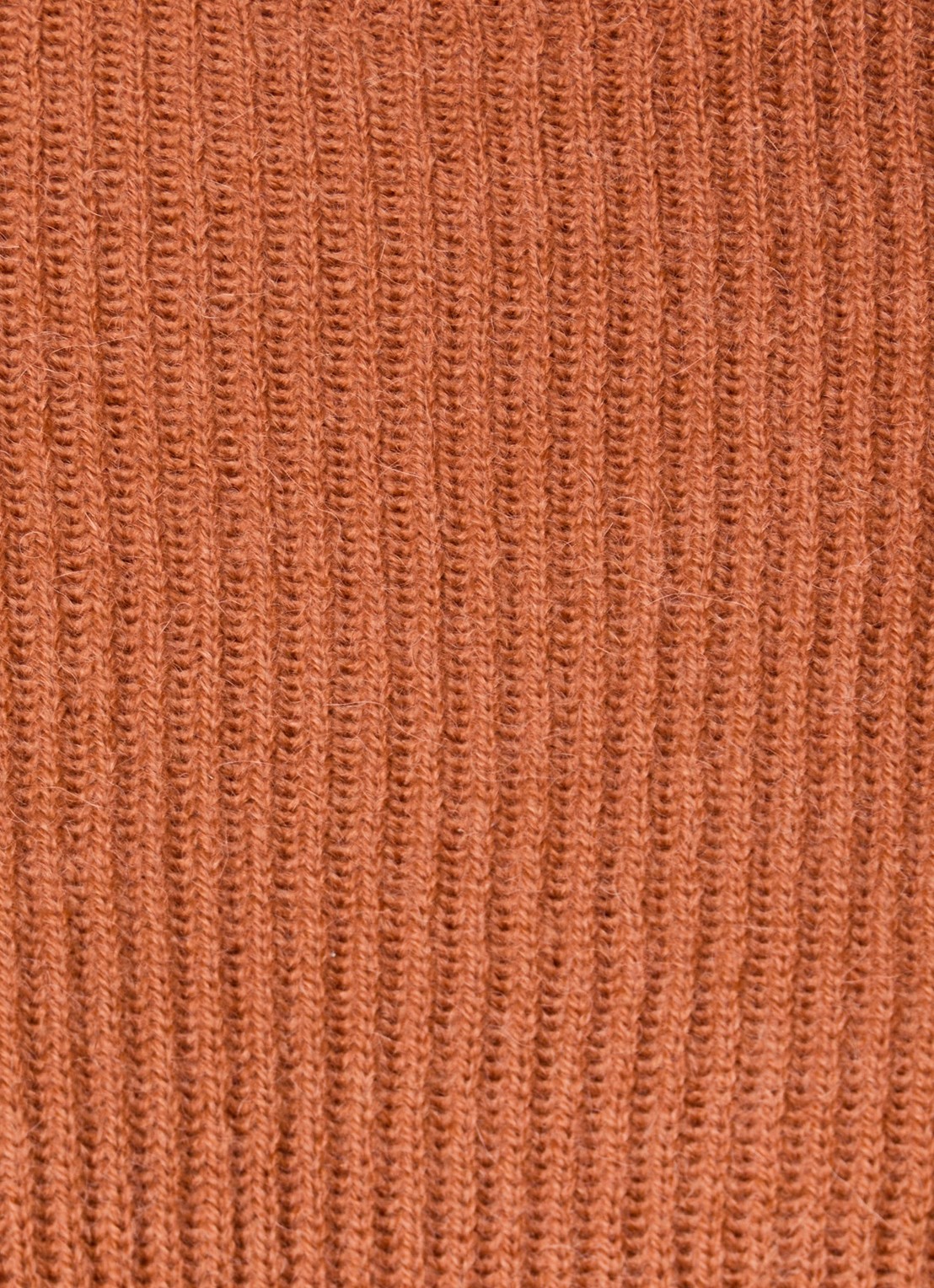 CLOSED Grofgebreide trui in alpaca wolblend met ballonmouw - detail 2 koper