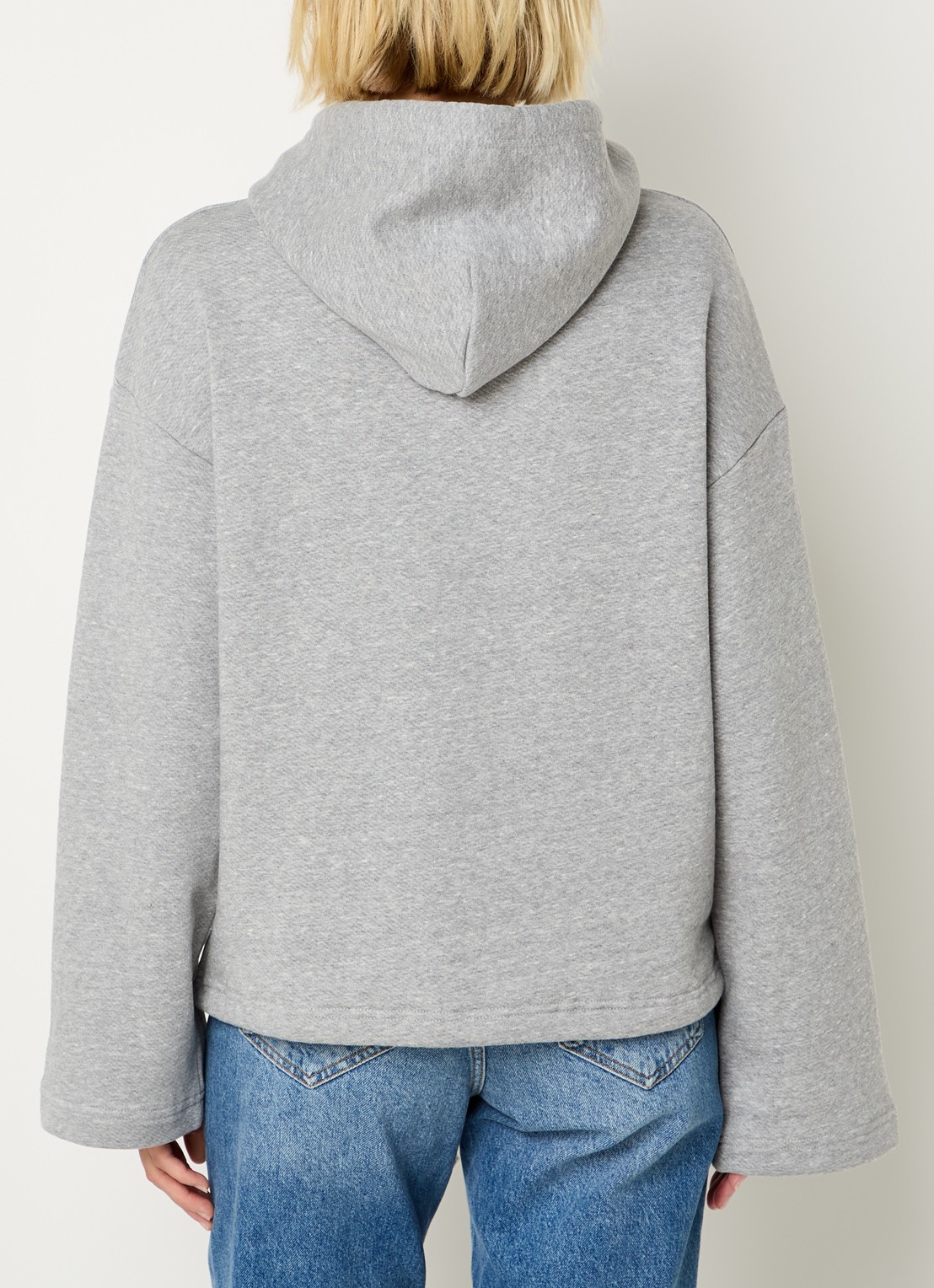 CLOSED Hoodie met logo - achterkant 5 grijs