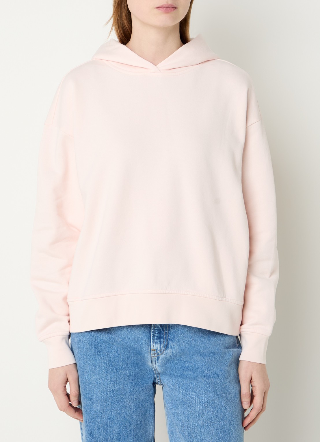 CLOSED Hoodie met logo - detail 4 lichtroze