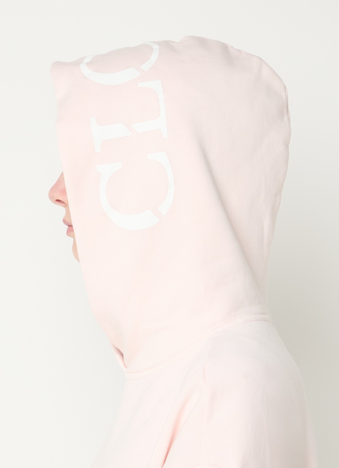 CLOSED Hoodie met logo - detail 5 lichtroze
