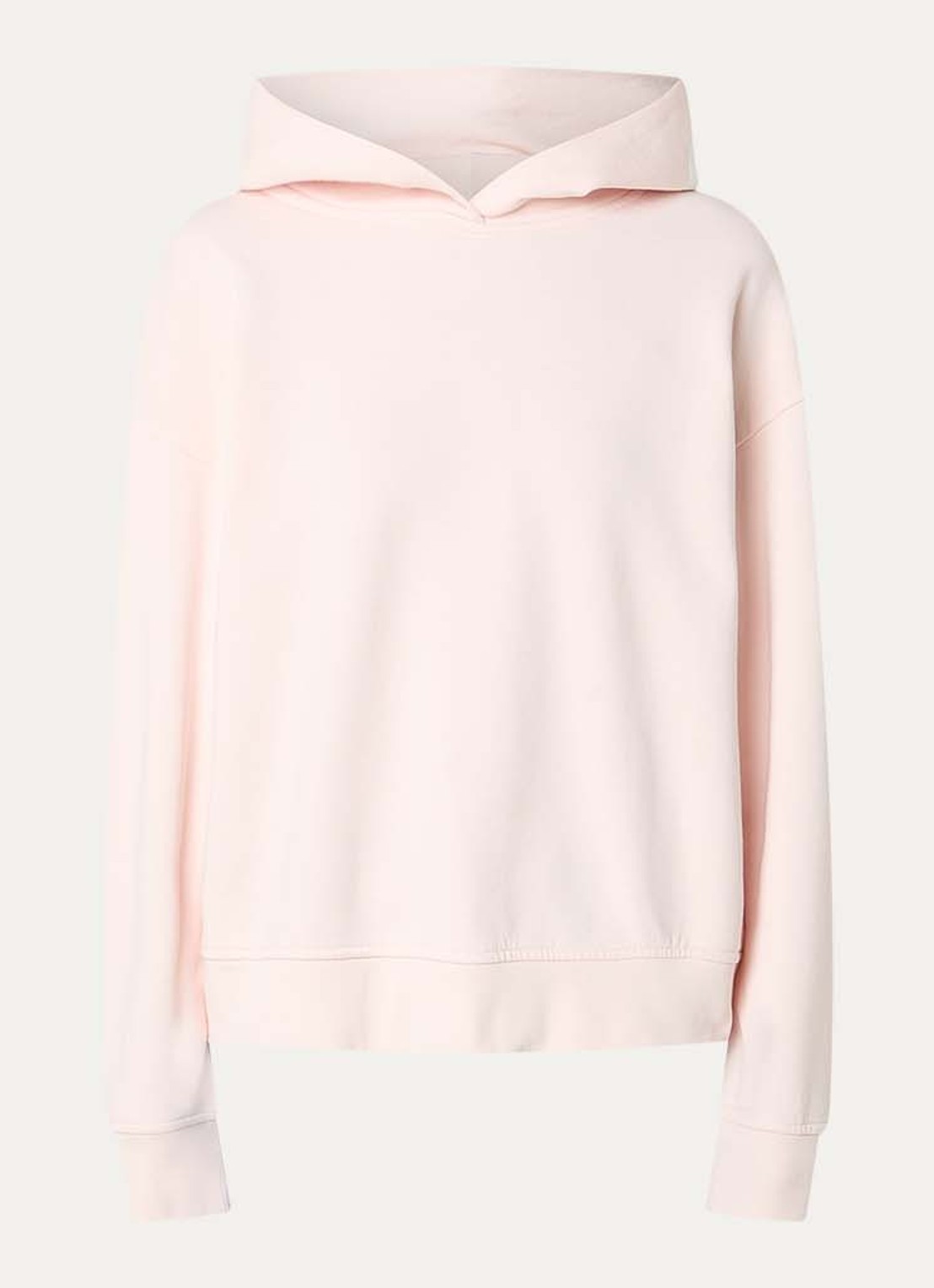 CLOSED Hoodie met logo - voorkant lichtroze