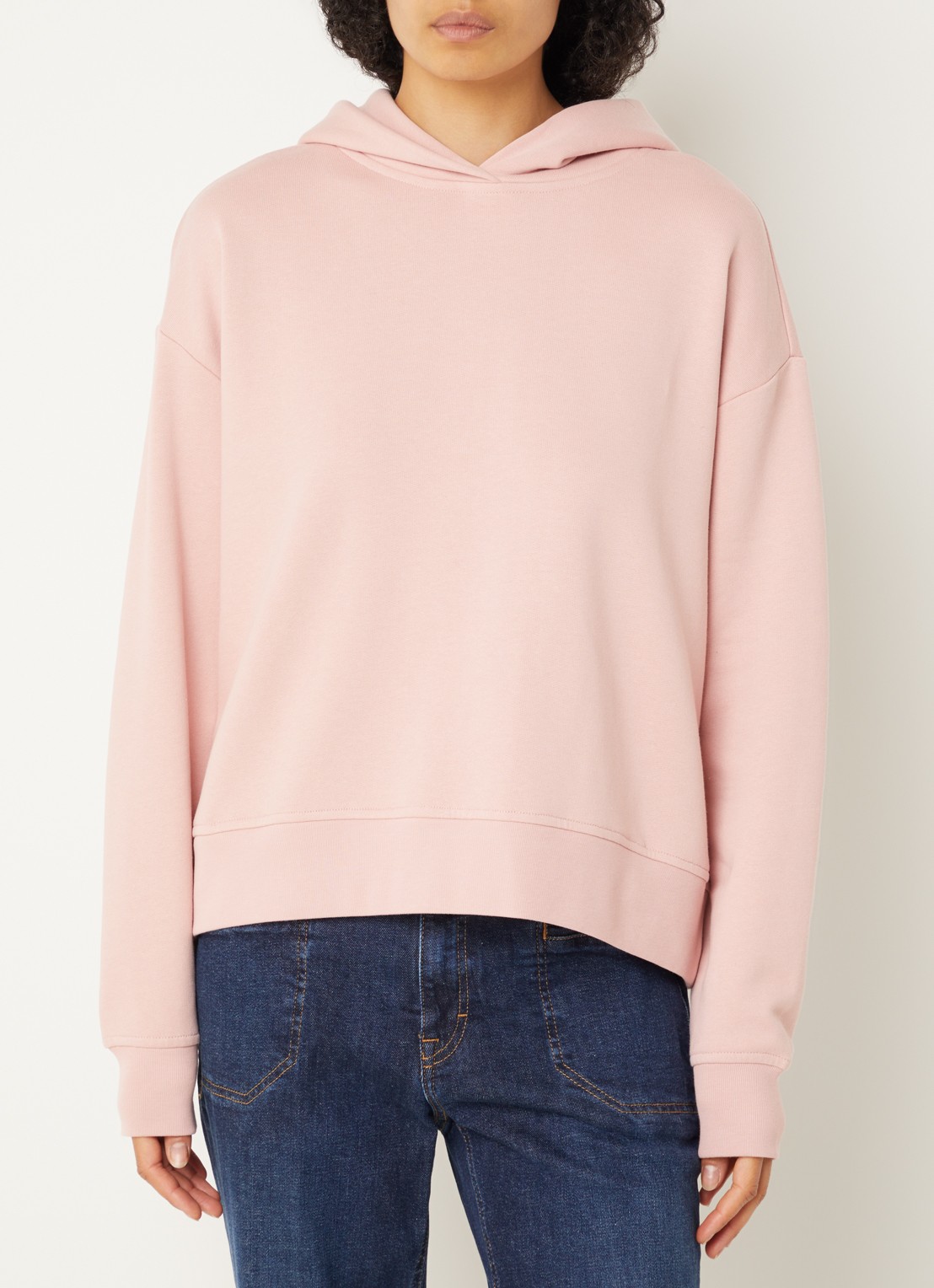CLOSED Hoodie met logo - detail 4 powder pink-882