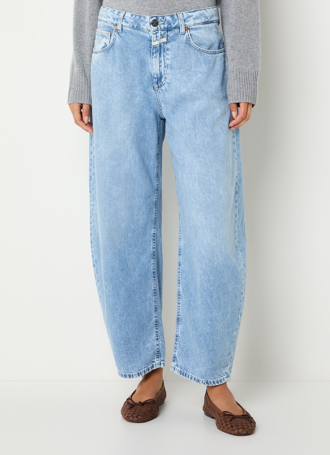 CLOSED Jazzie balloon fit jeans met medium waassing - detail 3 jeans