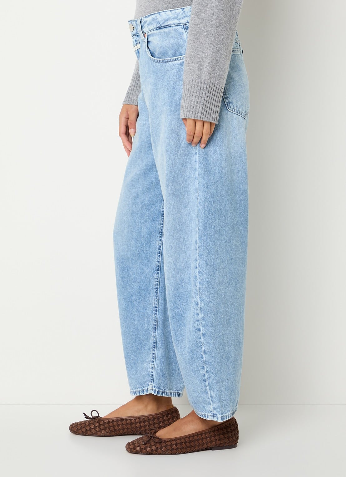 CLOSED Jazzie balloon fit jeans met medium waassing - detail 4 jeans
