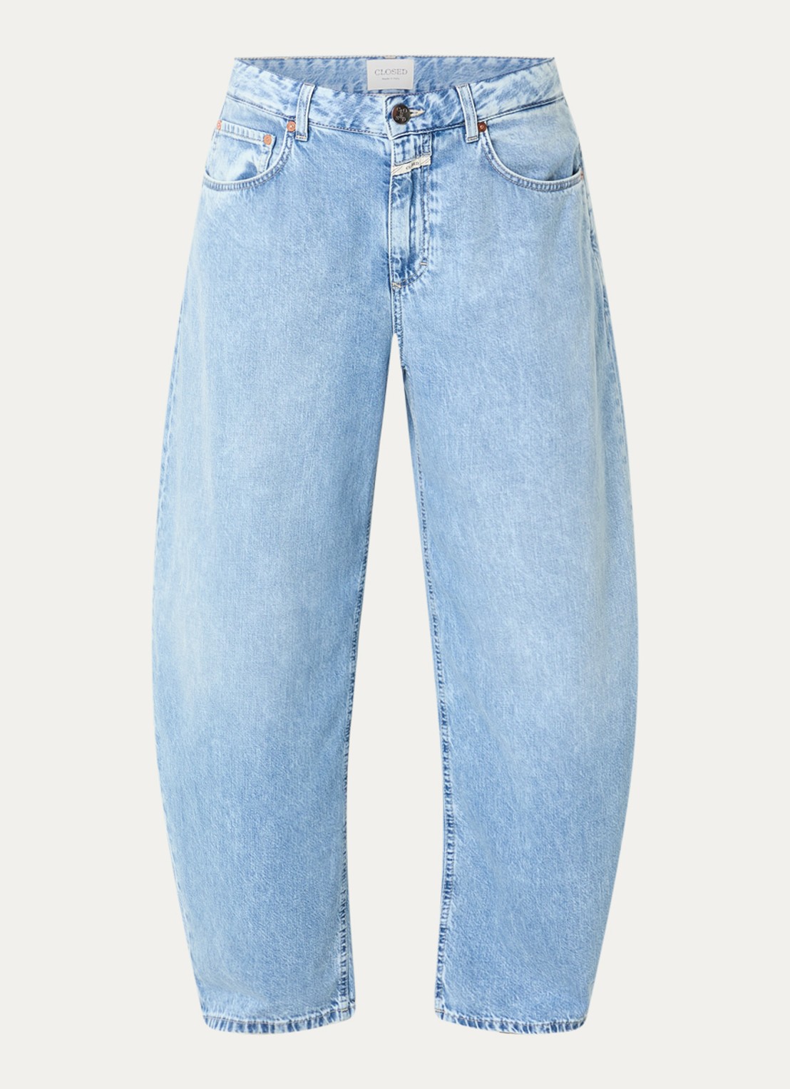 CLOSED Jazzie balloon fit jeans met medium wassing - voorkant jeans