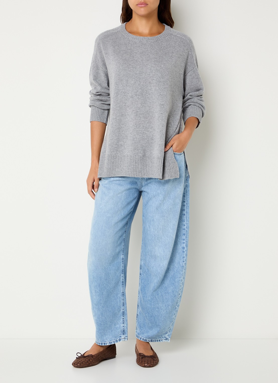 CLOSED Jazzie balloon fit jeans met medium wassing - voorkant 2 jeans