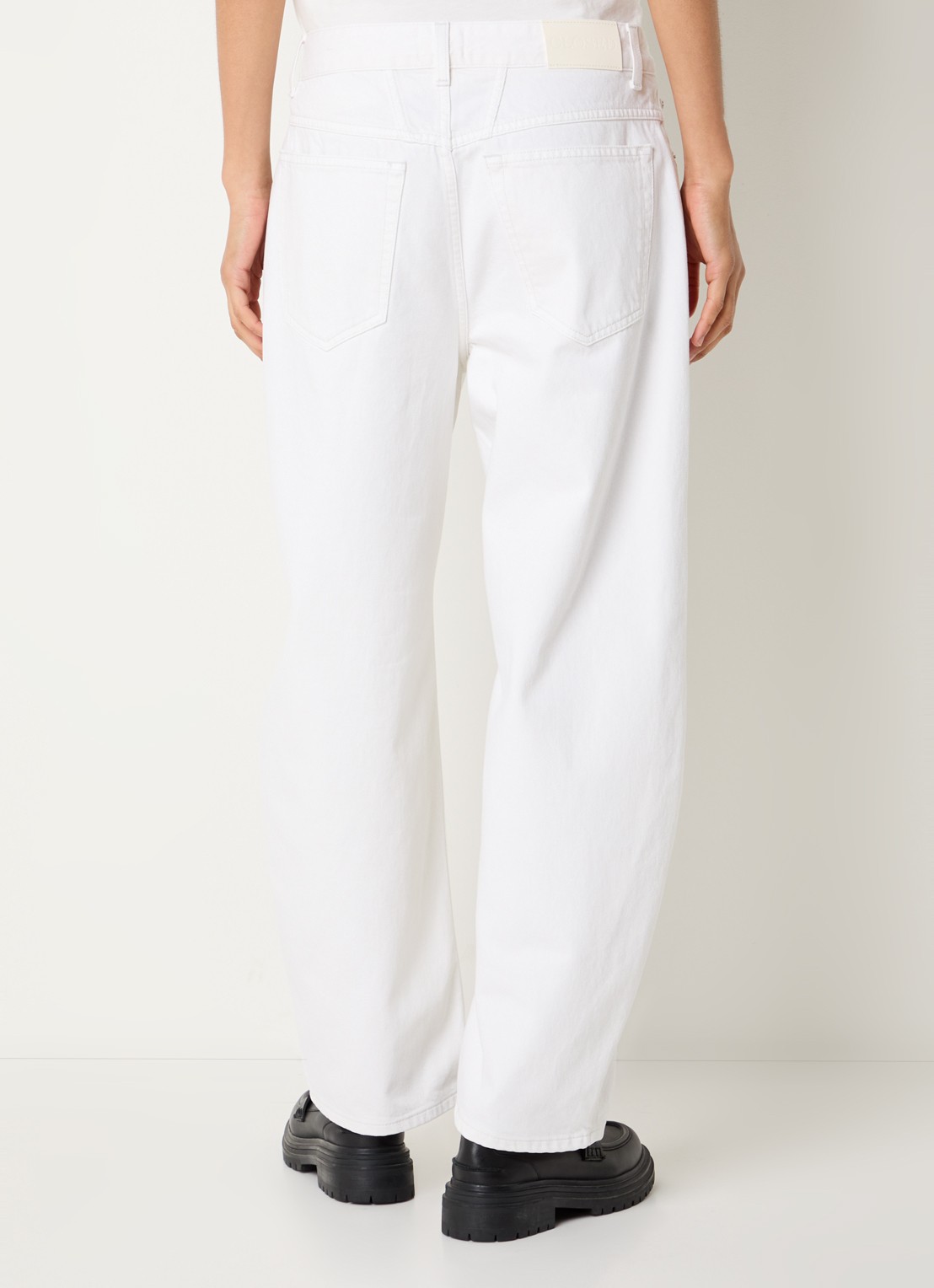 CLOSED Jazzie balloon jeans met gekleurde wassing - achterkant 3 wit
