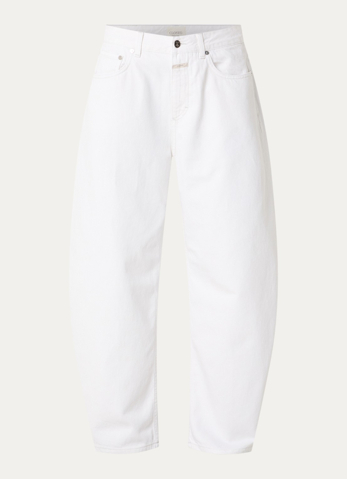 CLOSED Jazzie balloon jeans met gekleurde wassing - voorkant 4 wit