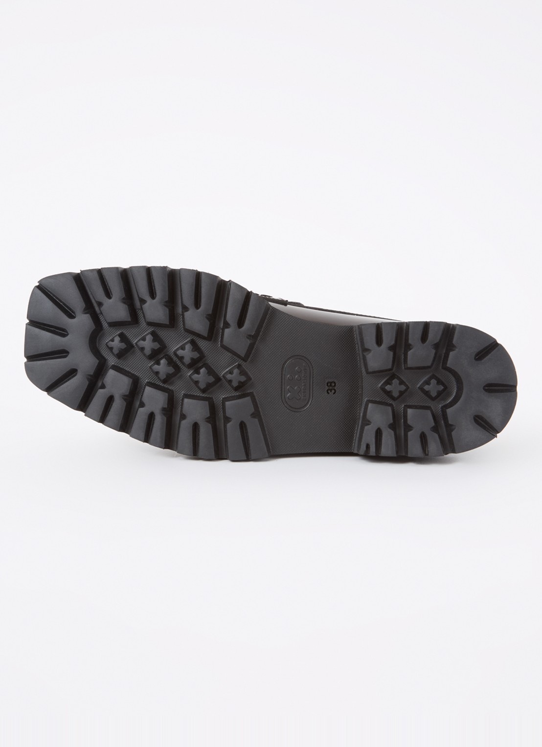 CLOSED Loafer van leer - detail 4 donkerbruin
