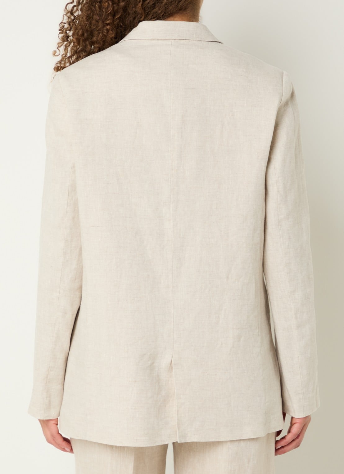 CLOSED Lola blazer met schoudervulling en klepzakken - achterkant 4 creme