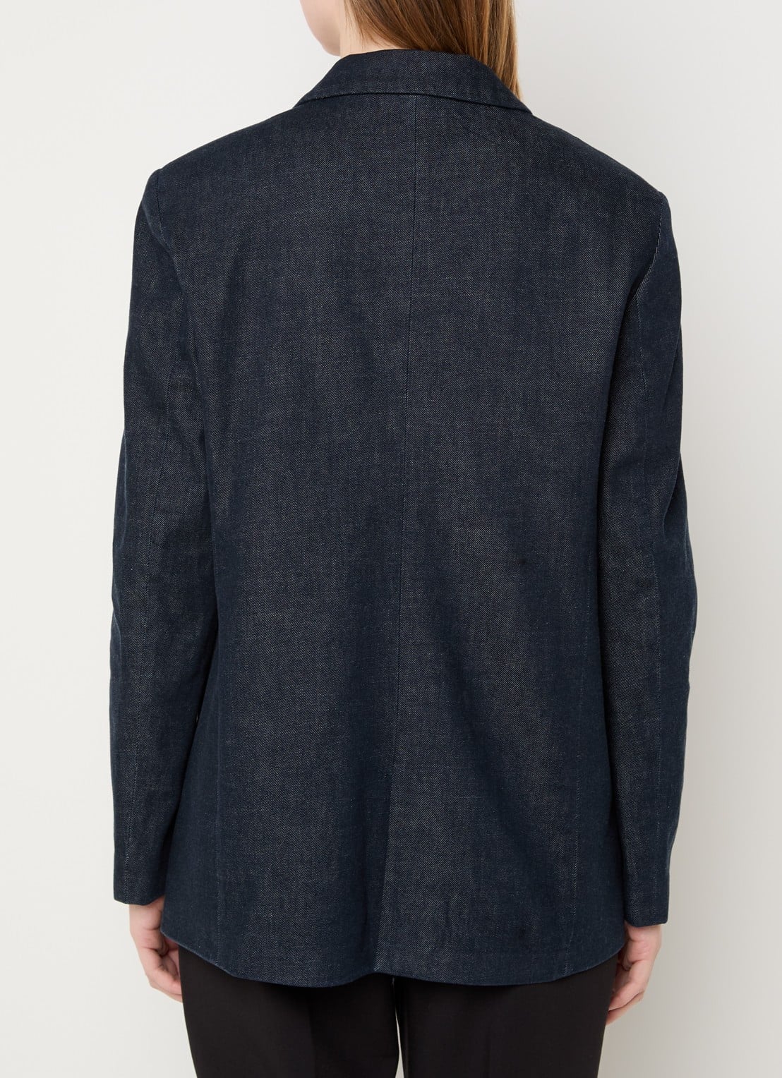 CLOSED Lola blazer van denim  - achterkant 4 donkerblauw