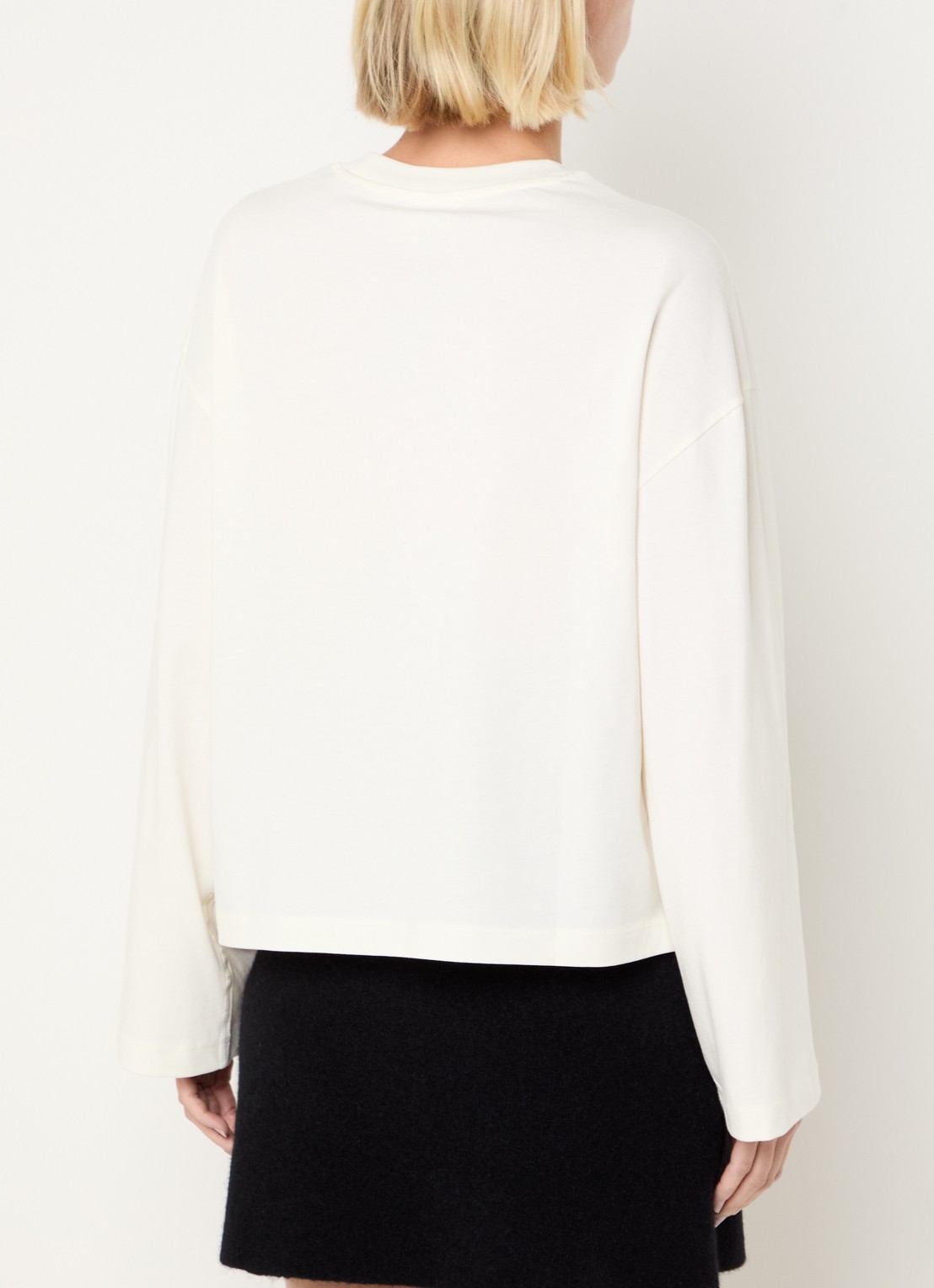 CLOSED Longsleeve met logo  - achterkant 4 creme