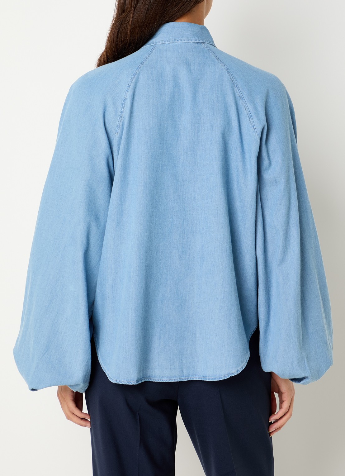 CLOSED Raglan blouse met ballonmouw - achterkant 2 jeans