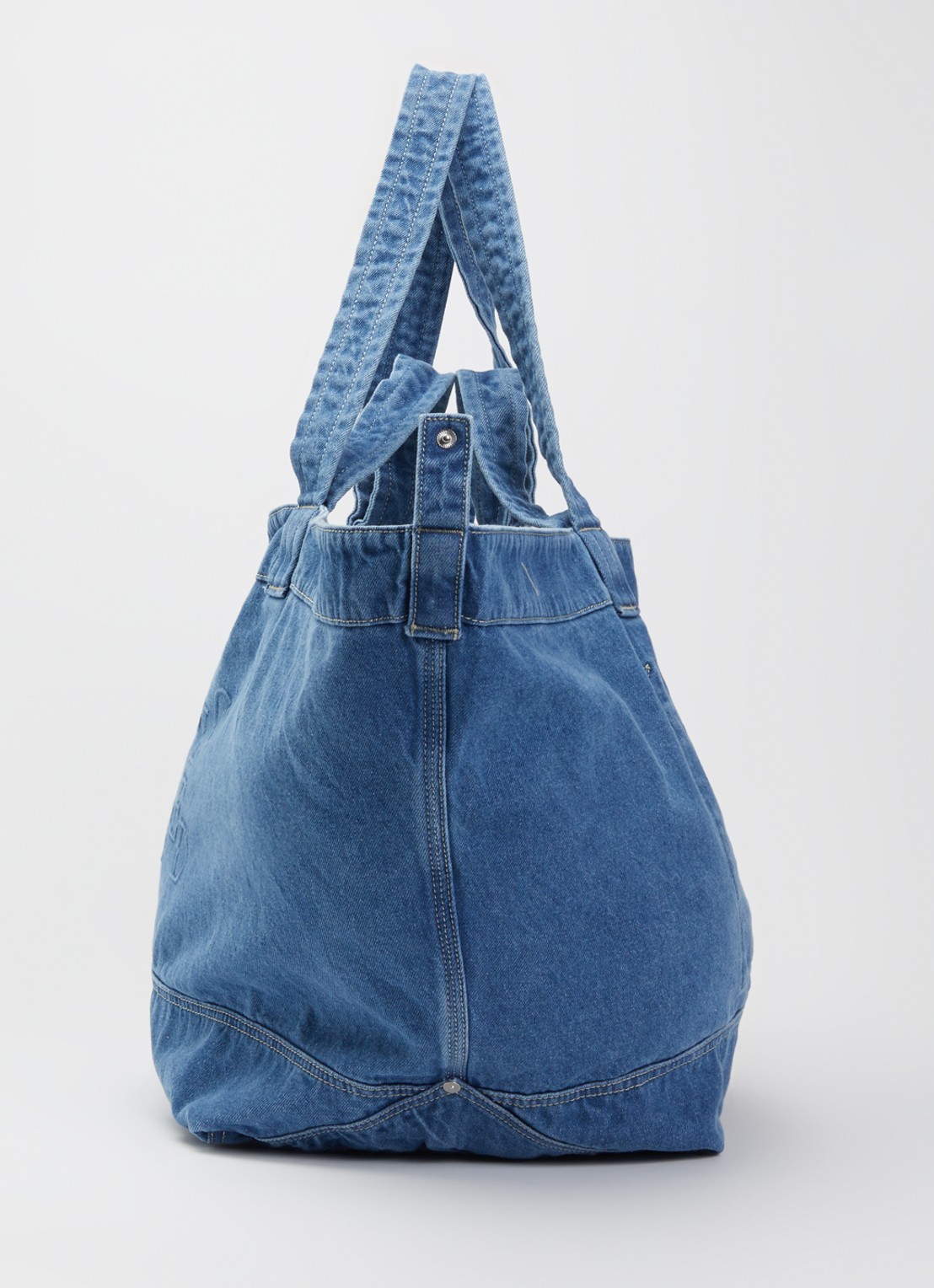 CLOSED Shopper van denim - detail 4 blauw