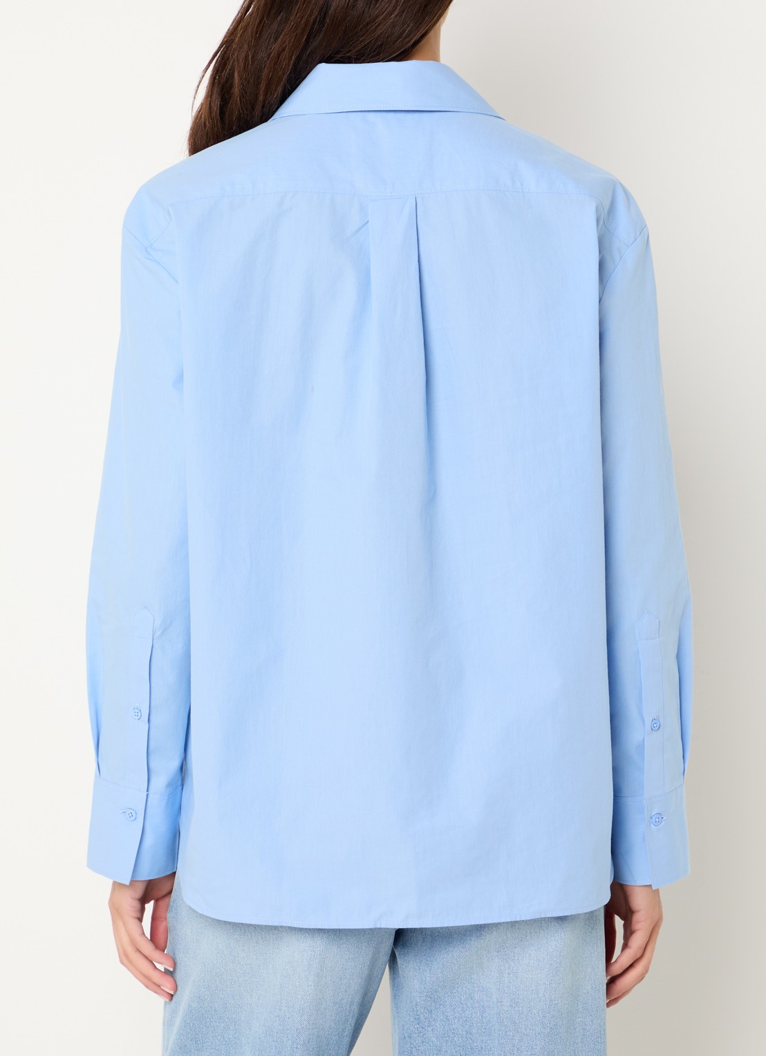 CLOSED Tuniek met asymmetrische hals - achterkant blauw