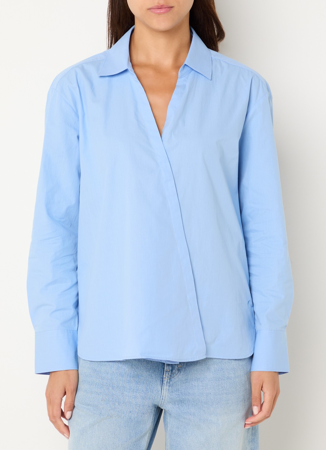 CLOSED Tuniek met asymmetrische hals - detail 2 blauw