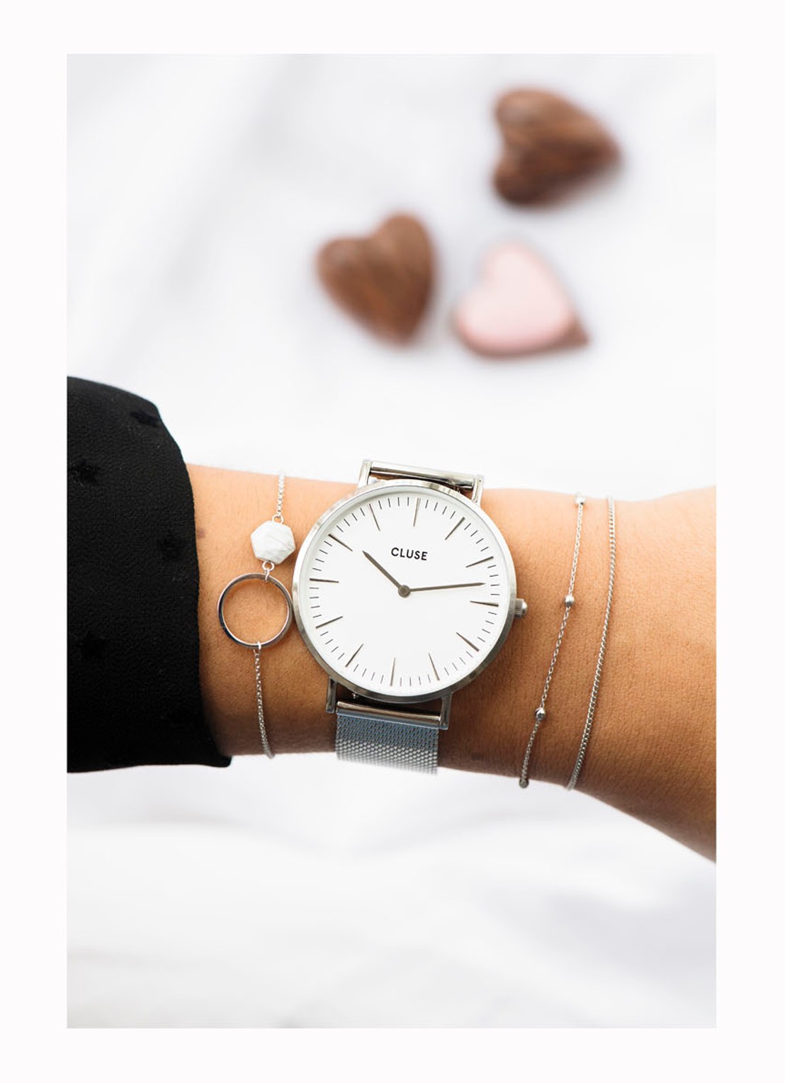 CLUSE Boho Chic horloge CW0101201002 - detail 3 zilver