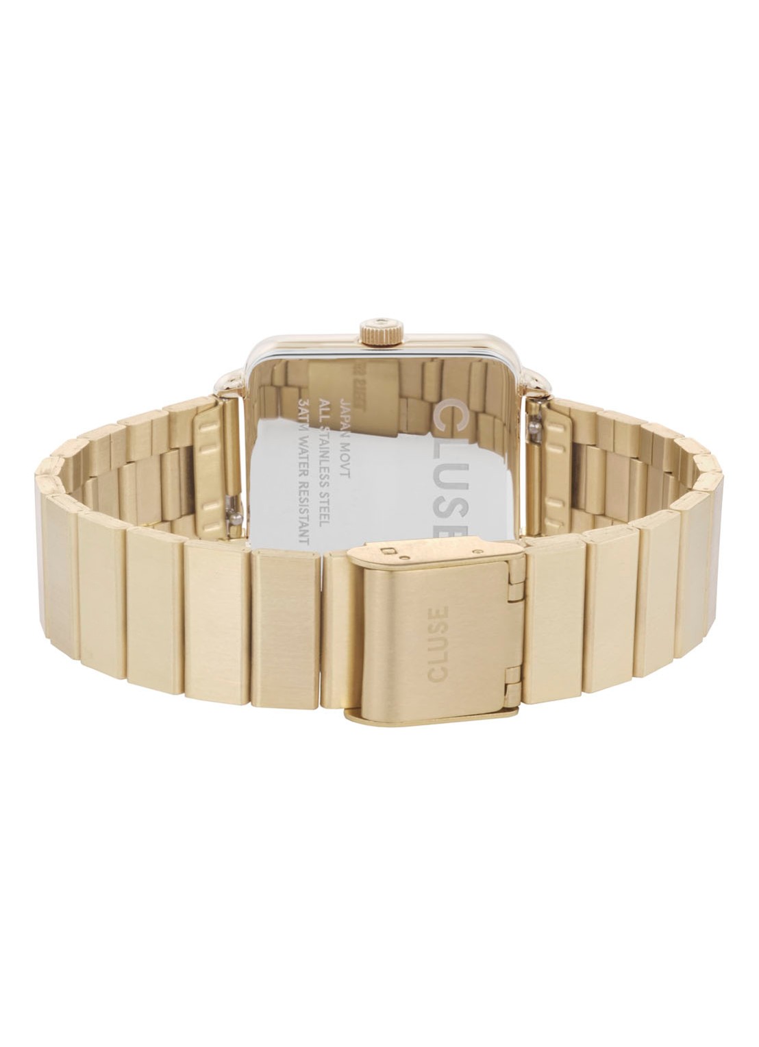 CLUSE La Tétragone horloge CL60023S - achterkant 2 goud
