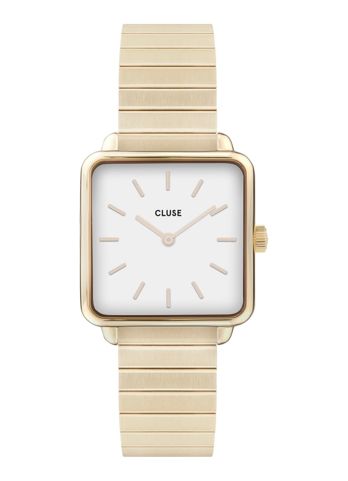 CLUSE La Tétragone horloge CL60023S - voorkant 3 goud