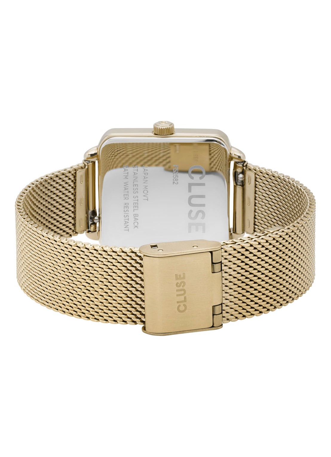 CLUSE La Tétragone horloge van roestvrijstaal CW0101207015 - achterkant 4 undefined
