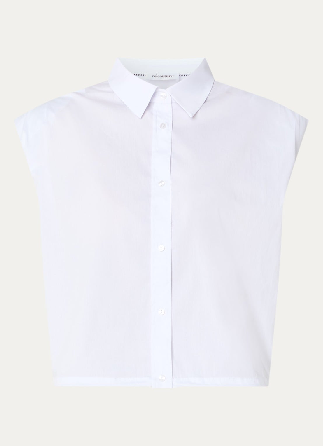 Co'Couture Blouse met stretch - voorkant wit