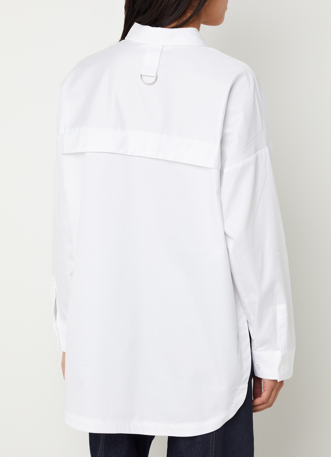 Co'Couture Dalia blouse met stretch - achterkant 2 wit