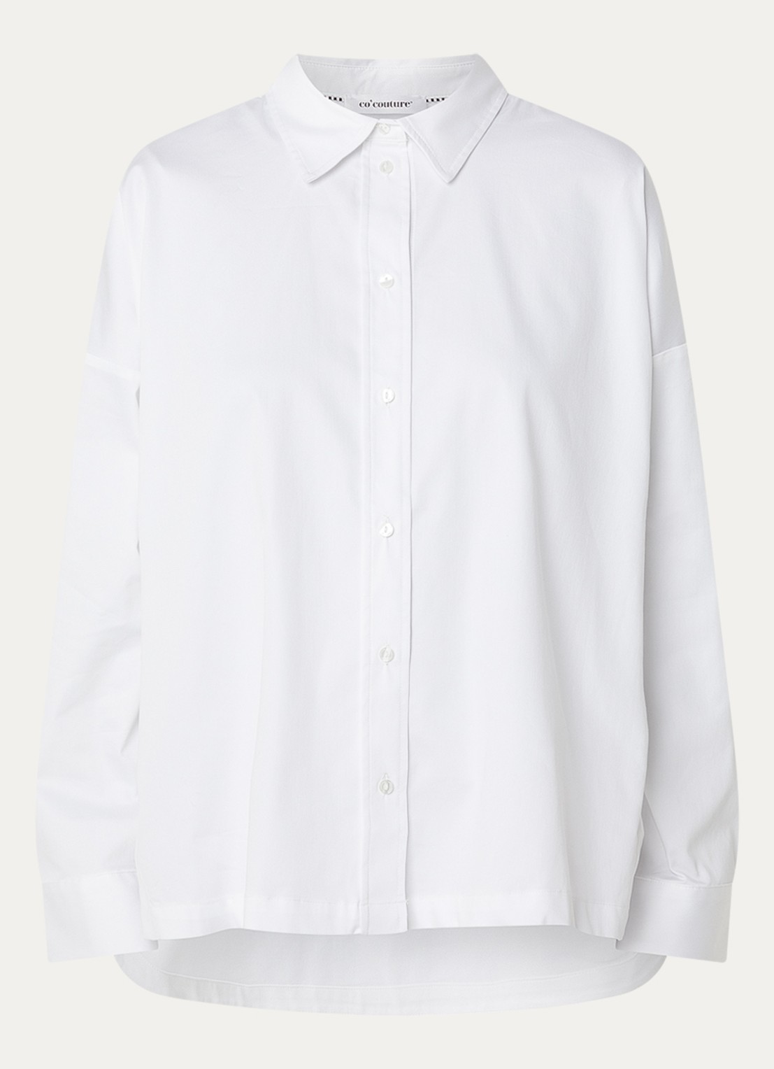 Co'Couture Dalia blouse met stretch - voorkant 3 wit