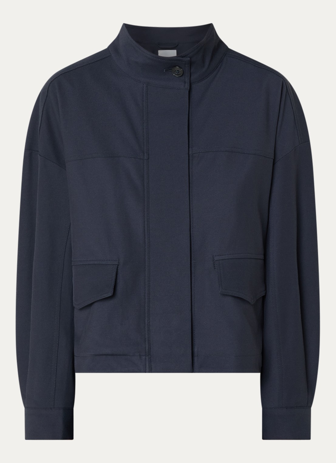 Co'Couture Demi jack met klepzakken - voorkant 3 blauw
