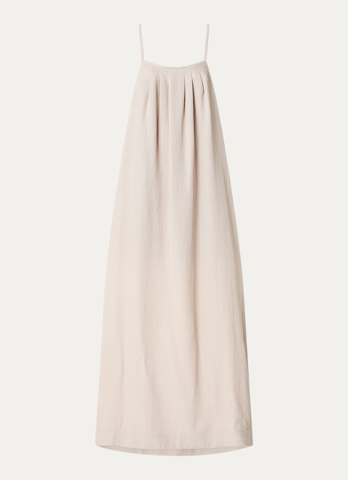 Co'Couture Eva maxi jurk met steekzakken - voorkant 2 beige