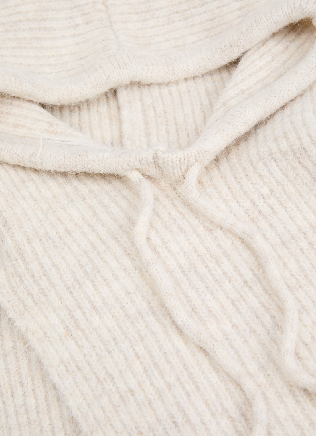 Co'Couture Ginacc balaclava in wolblend - detail wit