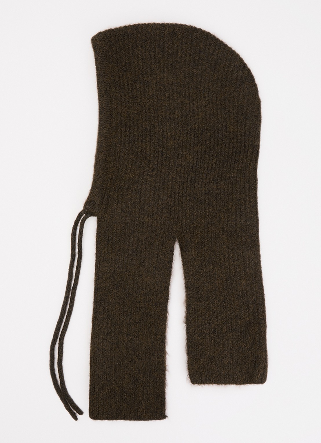 Co'Couture Ginacc balaclava in wolblend - voorkant bruin