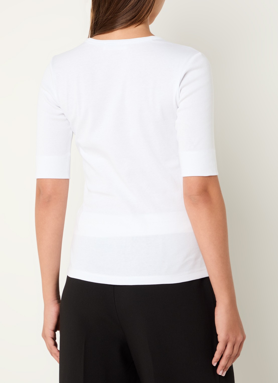 Co'Couture Granny T-shirt van  katoen - achterkant 4 wit