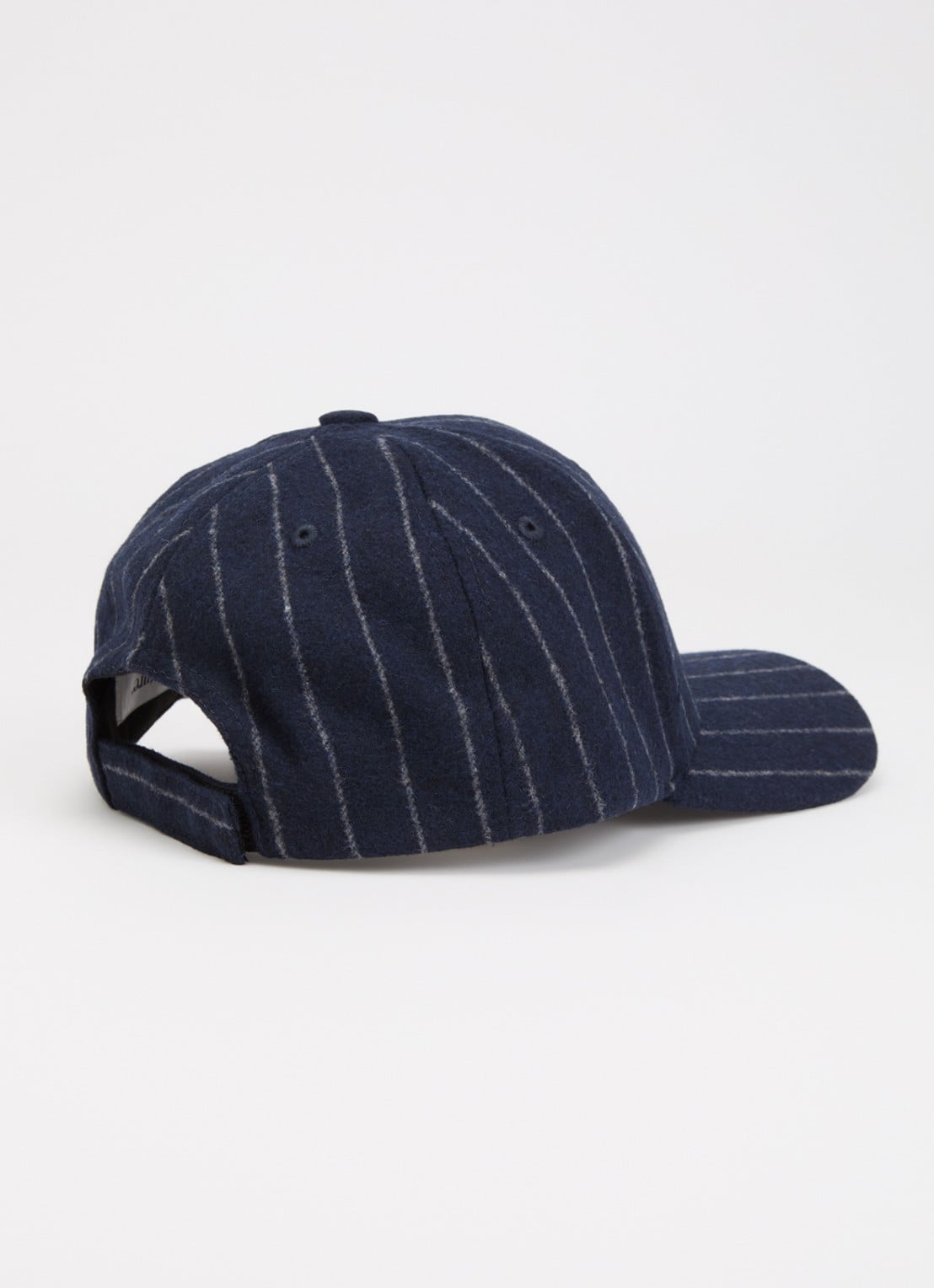 Co'Couture Naidacc pet in wolblend met streepprint - detail donkerblauw