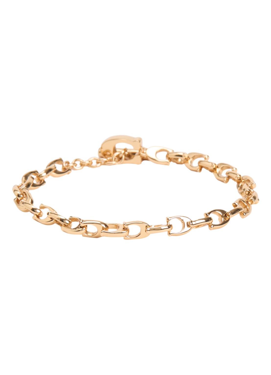 Coach Armband met bedel - voorkant 2 goud