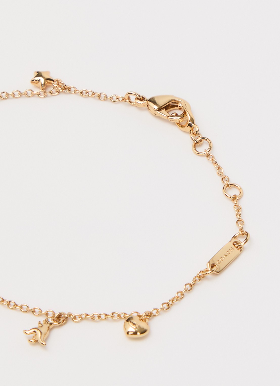 Coach Armband met hanger - detail goud