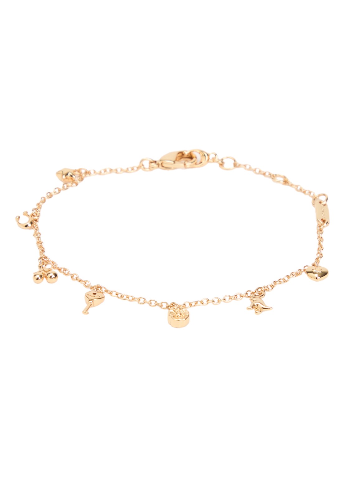 Coach Armband met hanger - voorkant 2 goud